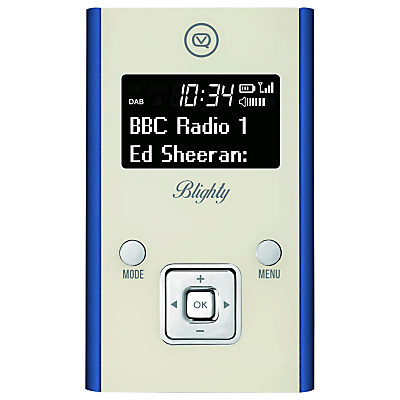 VQ Blighty DAB/DAB+/FM Personal Stereo Radio Blue VQ Blighty DAB/DAB+/FM Personal Stereo Radio Blue